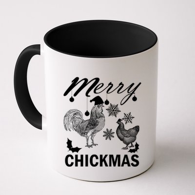 Chicken Christmas Merry Chickmas Santa Claus Hat Funny Xmas Gift Mug