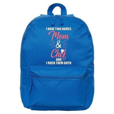 Chef Cook Mom Mama Gift Funny Gift 16 in Basic Backpack