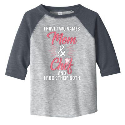 Chef Cook Mom Mama Gift Funny Gift Toddler Fine Jersey T-Shirt