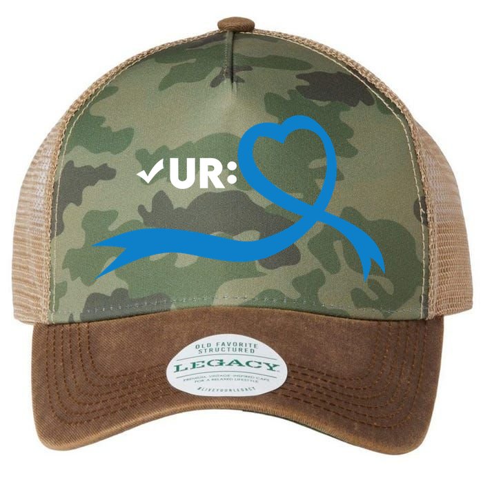 Colon Cancer Month Check Your Colon Colonoscopy Legacy Tie Dye Trucker Hat