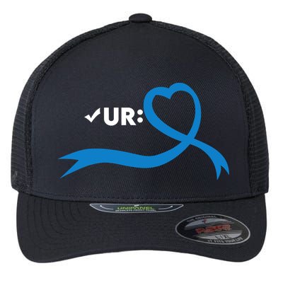Colon Cancer Month Check Your Colon Colonoscopy Flexfit Unipanel Trucker Cap