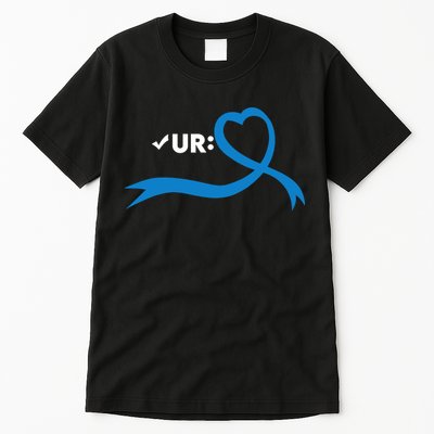 Colon Cancer Month Check Your Colon Colonoscopy Tall T-Shirt