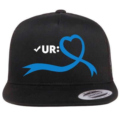 Colon Cancer Month Check Your Colon Colonoscopy Flatbill Hat
