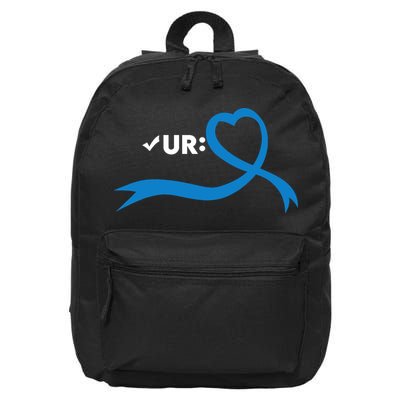 Colon Cancer Month Check Your Colon Colonoscopy 16 in Basic Backpack