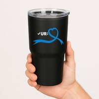 Colon Cancer Month Check Your Colon Colonoscopy Tumbler