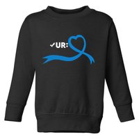 Colon Cancer Month Check Your Colon Colonoscopy Toddler Sweatshirt