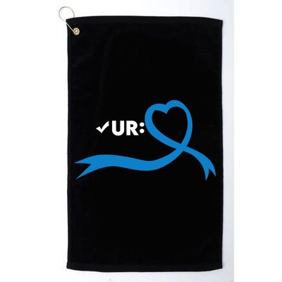 Colon Cancer Month Check Your Colon Colonoscopy Golf Towel