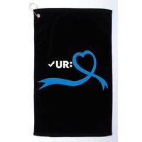 Colon Cancer Month Check Your Colon Colonoscopy Golf Towel