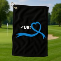 Colon Cancer Month Check Your Colon Colonoscopy Golf Towel