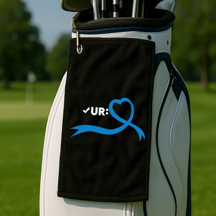 Colon Cancer Month Check Your Colon Colonoscopy Golf Towel
