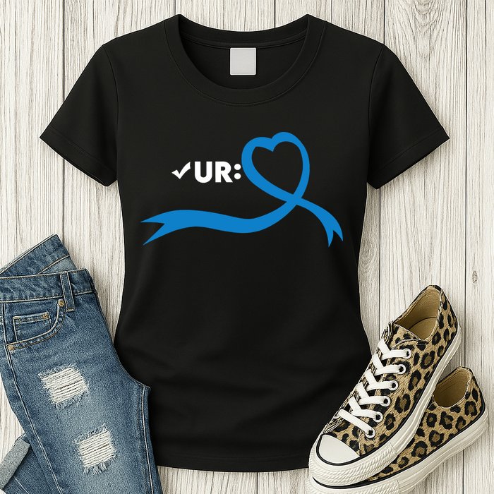 Colon Cancer Month Check Your Colon Colonoscopy Womens T-Shirt