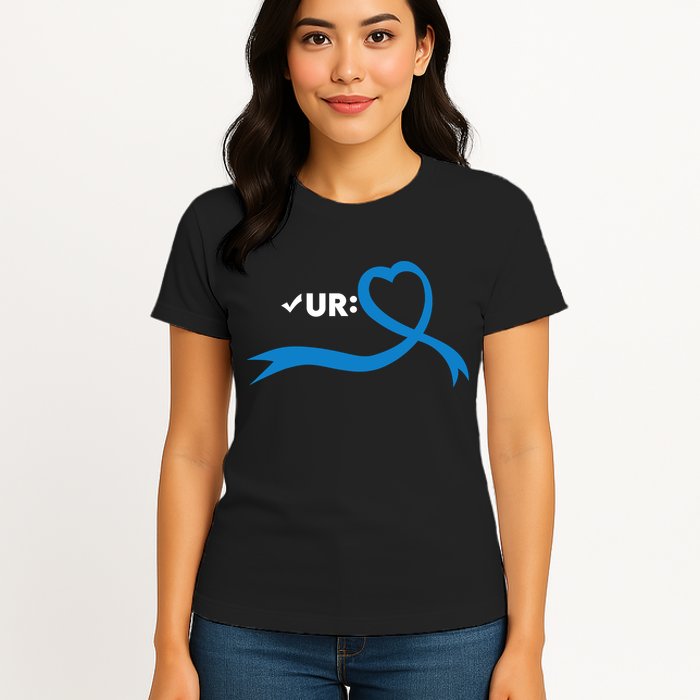 Colon Cancer Month Check Your Colon Colonoscopy Womens T-Shirt