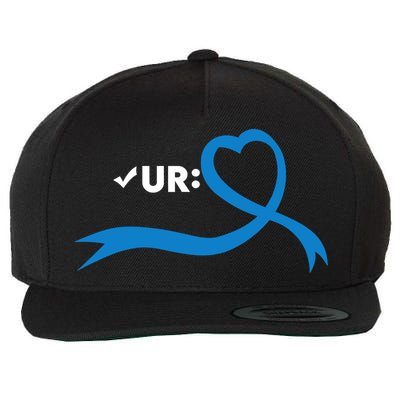 Colon Cancer Month Check Your Colon Colonoscopy Wool Snapback Cap