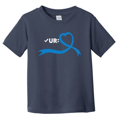 Colon Cancer Month Check Your Colon Colonoscopy Toddler T-Shirt