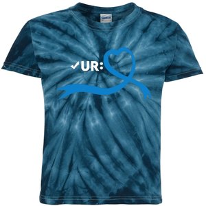 Colon Cancer Month Check Your Colon Colonoscopy Kids Tie-Dye T-Shirt