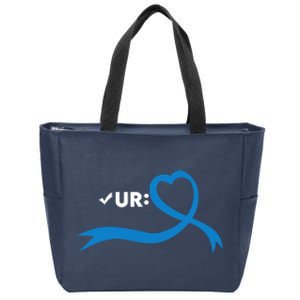 Colon Cancer Month Check Your Colon Colonoscopy Zip Tote Bag