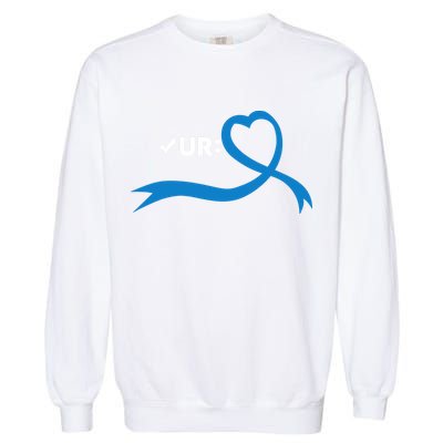 Colon Cancer Month Check Your Colon Colonoscopy Garment-Dyed Sweatshirt