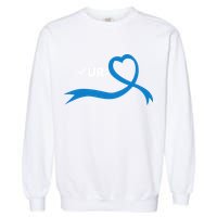 Colon Cancer Month Check Your Colon Colonoscopy Garment-Dyed Sweatshirt