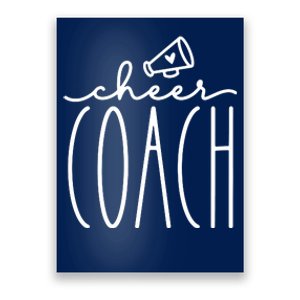 Cheer Coach Megaphone Game Day Cheerleader Cheerleading Poster