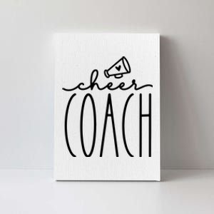 Cheer Coach Megaphone Game Day Cheerleader Cheerleading Canvas