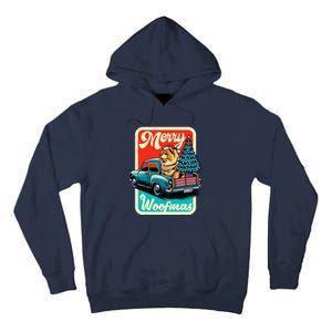 Chow Chow Merry Christmas Tree Truck Dog Xmas Woofmas Tall Hoodie