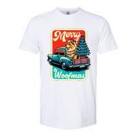 Chow Chow Merry Christmas Tree Truck Dog Xmas Woofmas Softstyle CVC T-Shirt