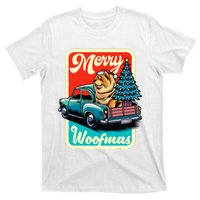 Chow Chow Merry Christmas Tree Truck Dog Xmas Woofmas T-Shirt