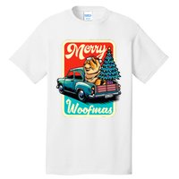 Chow Chow Merry Christmas Tree Truck Dog Xmas Woofmas Tall T-Shirt