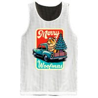 Chow Chow Merry Christmas Tree Truck Dog Xmas Woofmas Mesh Reversible Basketball Jersey Tank