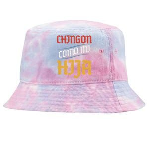 Chingon Con Mi Hija Dia Del Padre Awesome Like My Daughter Tie-Dyed Bucket Hat