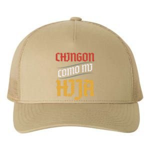 Chingon Con Mi Hija Dia Del Padre Awesome Like My Daughter Yupoong Adult 5-Panel Trucker Hat