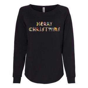 Cute Cats Merry Christmas Funny Pets Xmas Merry Christmas Gift Womens California Wash Sweatshirt