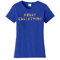 Cute Cats Merry Christmas Funny Pets Xmas Merry Christmas Gift Women's T-Shirt