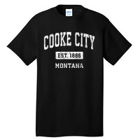 Cooke City Montana Mt Vintage Sports Established Tall T-Shirt