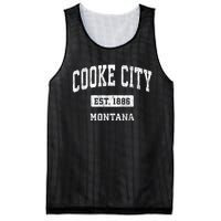 Cooke City Montana Mt Vintage Sports Established Mesh Reversible Basketball Jersey Tank