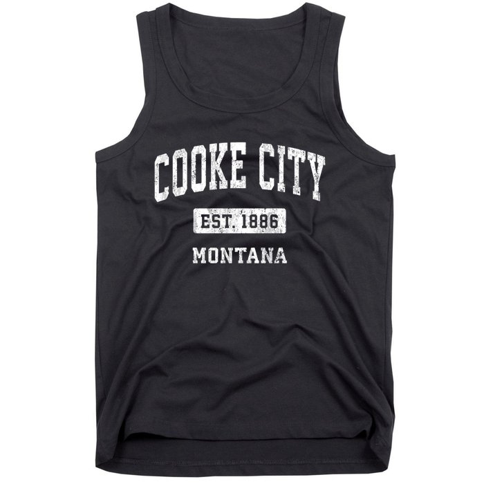 Cooke City Montana Mt Vintage Sports Established Tank Top