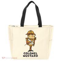 Clue Colonel Mustard Retro Poster Zip Tote Bag