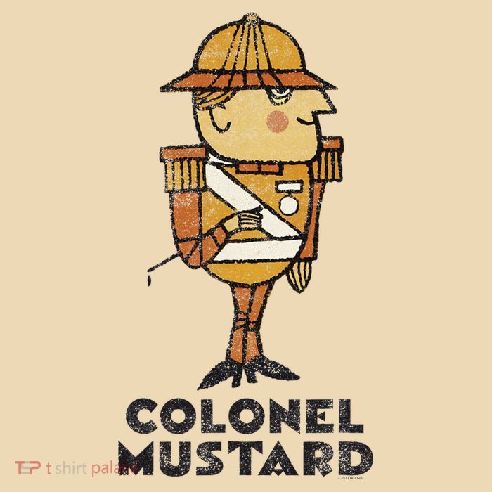 Clue Colonel Mustard Retro Poster Zip Tote Bag