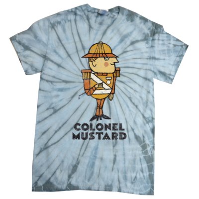 Clue Colonel Mustard Retro Poster Tie-Dye T-Shirt