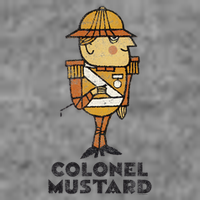 Clue Colonel Mustard Retro Poster Toddler Sweatshirt