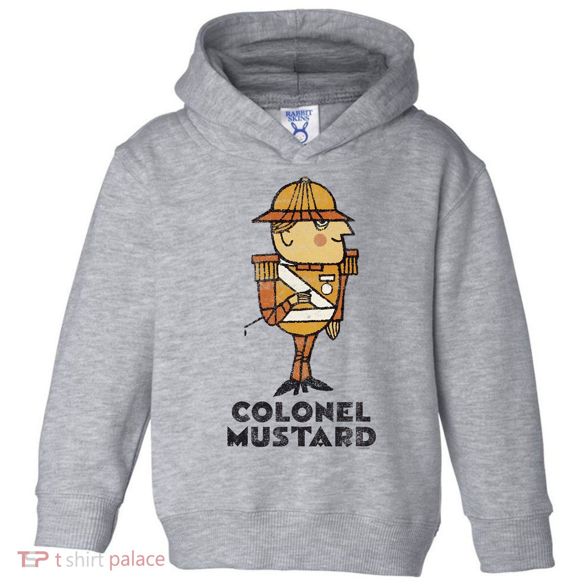 Clue Colonel Mustard Retro Poster Toddler Hoodie