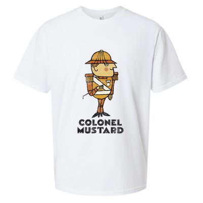 Clue Colonel Mustard Retro Poster Sueded Cloud Jersey T-Shirt