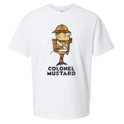 Clue Colonel Mustard Retro Poster Sueded Cloud Jersey T-Shirt