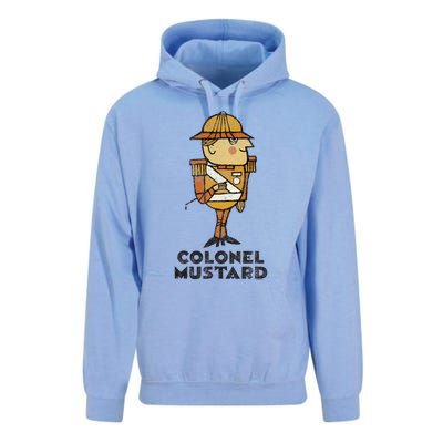 Clue Colonel Mustard Retro Poster Unisex Surf Hoodie