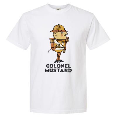 Clue Colonel Mustard Retro Poster Garment-Dyed Heavyweight T-Shirt