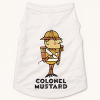 Clue Colonel Mustard Retro Poster Doggie Tank