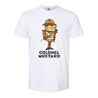 Clue Colonel Mustard Retro Poster Softstyle CVC T-Shirt