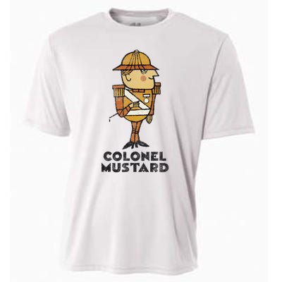 Clue Colonel Mustard Retro Poster Cooling Performance Crew T-Shirt