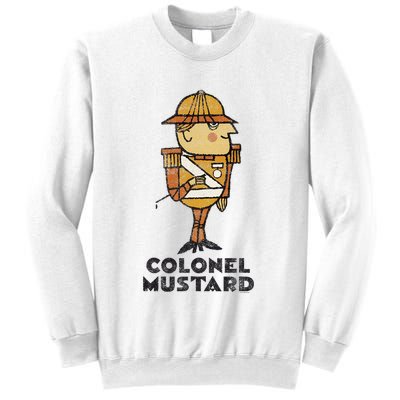Clue Colonel Mustard Retro Poster Sweatshirt
