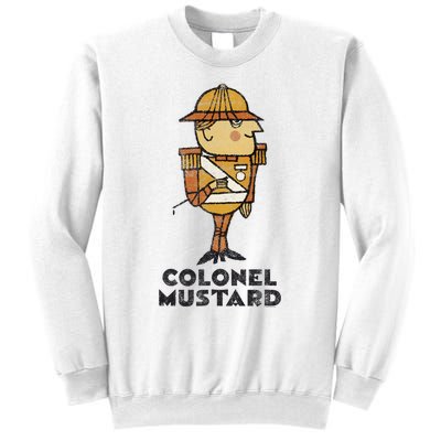 Clue Colonel Mustard Retro Poster Sweatshirt